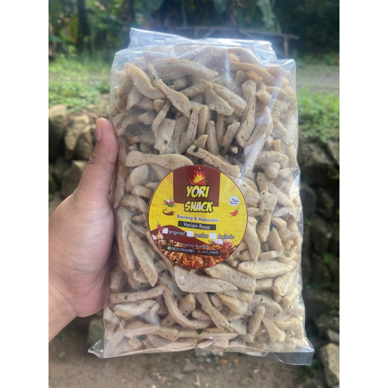 

Basreng original daun jeruk kemasan 500g