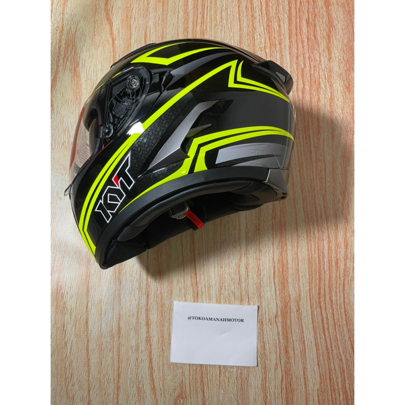 HELM KYT SIZE XL NEON