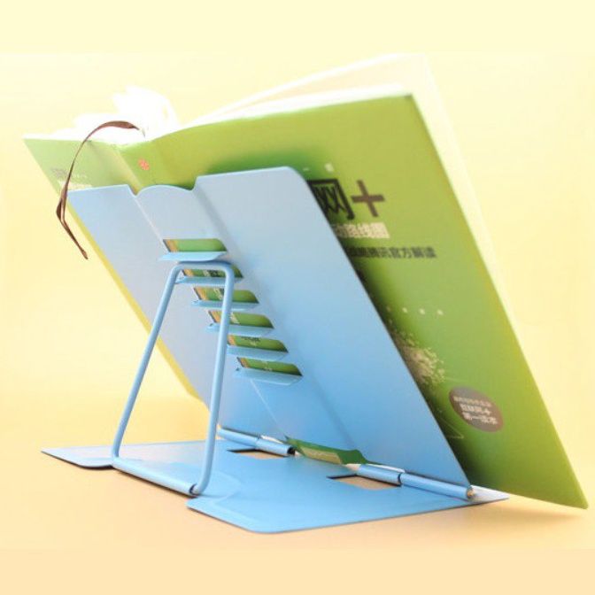 

Pegangan Buku Majalah Berdiri dengan Pengganjal Halaman untuk Baca Buat PR Reading Book Holder s Q1I4