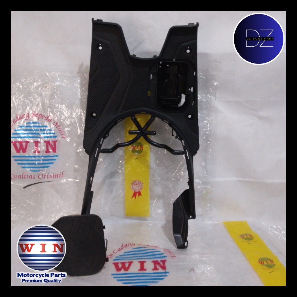 Pijakan Kaki + Tutup Aki Beat FI CBS K25 2012 2013 2014 | footrest atas WIN | bordes dek injakan mot