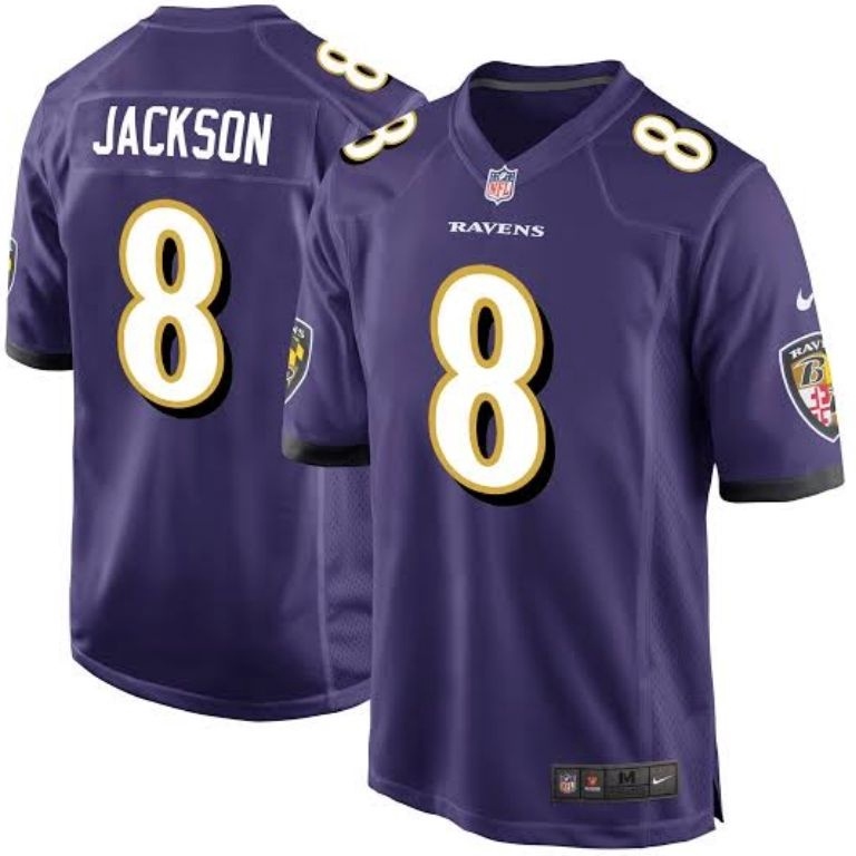 KODE J12V Jersey NFL Baltimore Ravens Lamar Jackson