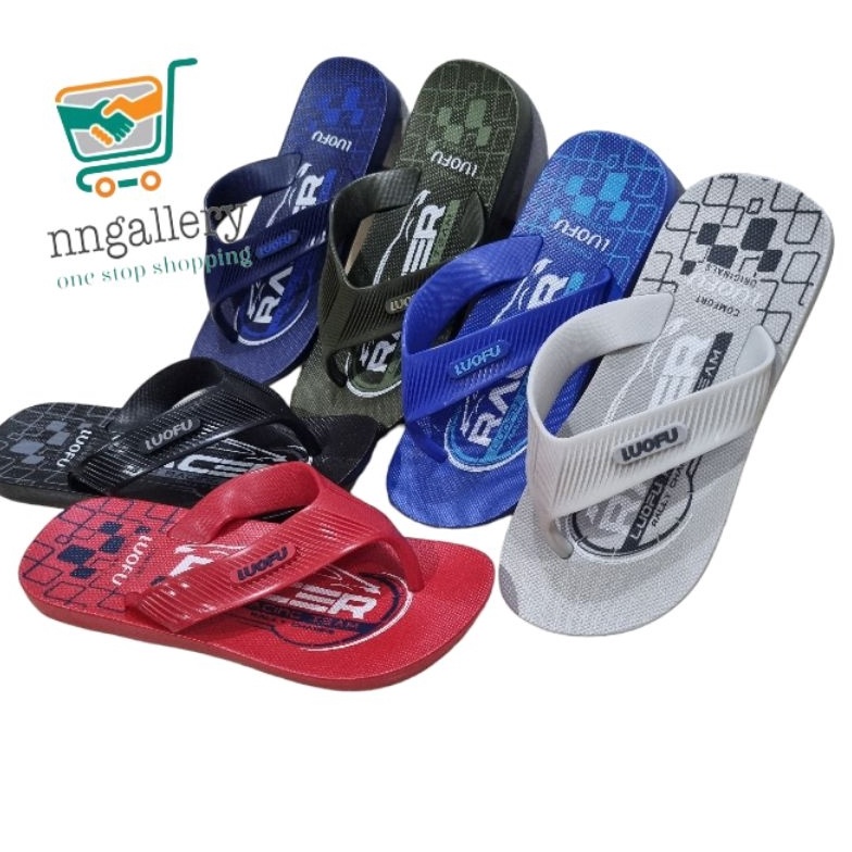 KODE W45R LUOFU 1154 E29 SANDAL JEPIT ANAK COWOK SENDAL JAPIT ANAK LAKI