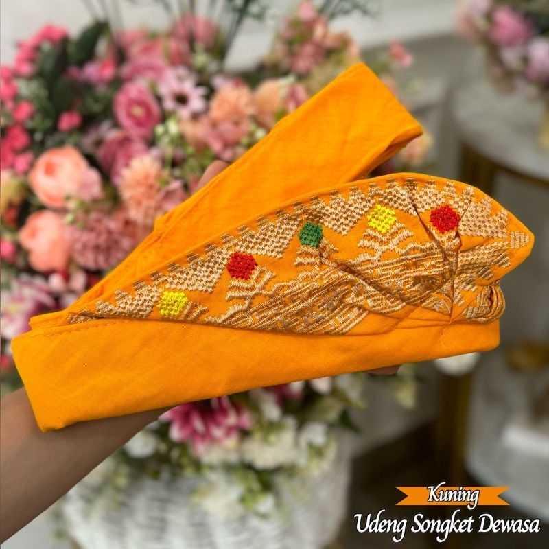 Udeng Bordir Udeng Bali Destar Bali Setengah Jadi Premium Terlaris