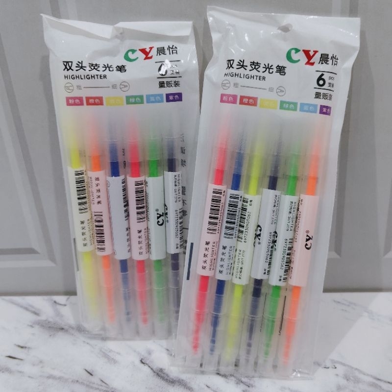 

STABILO PASTEL HIGHLIGHTER 2 SISI 1 SET 6 PCS