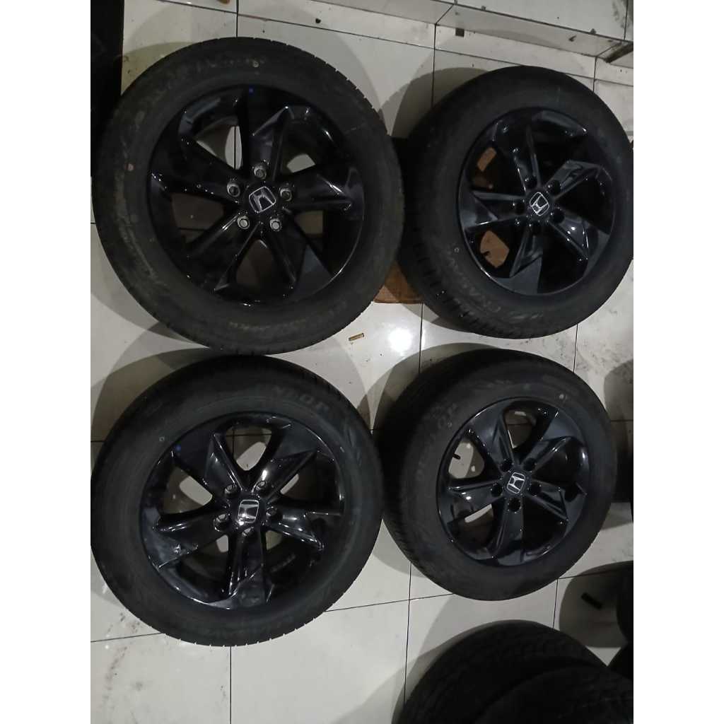 VELG MOBIL STD BRV R16 ORI COPOTAN + BAN DUNLOP 215 60 16