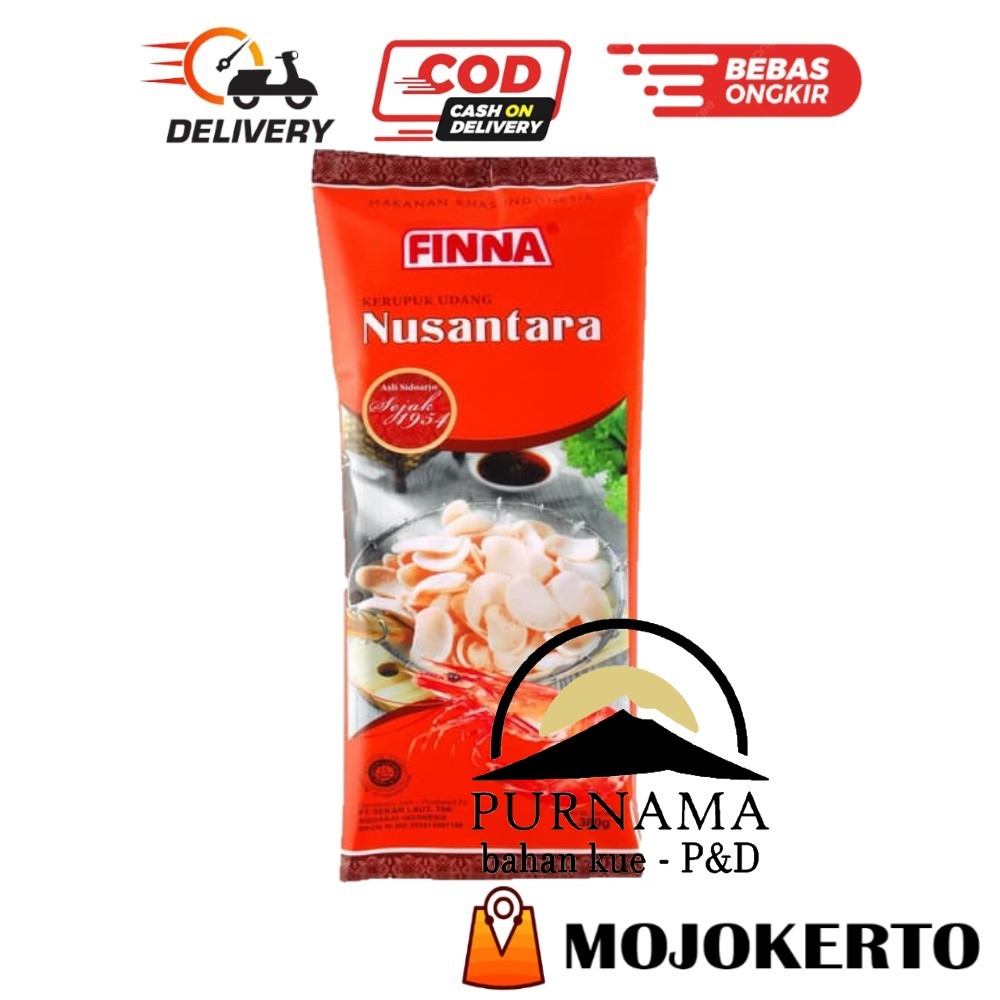 

FINNA KERUPUK UDANG NUSANTARA 380GR FINA KRUPUK KROPOK KECIL SHRIMP PRAWN CRACKERS INDONESIA HALAL