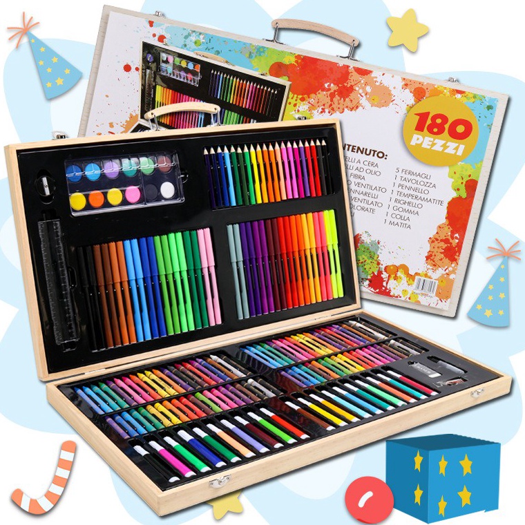 

Crayon Set 18pcs box Kayu Painting Wooden Art Drawing Sets x F1F5
