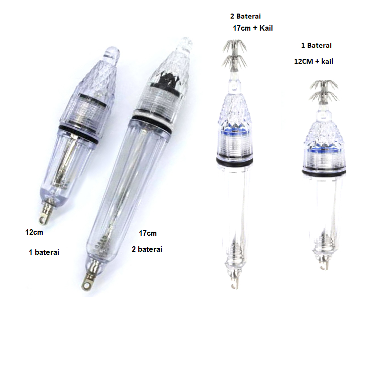 Lampu Dalam Air Umpan Cumi Underwater Fishing Lantern Lampu Hijau