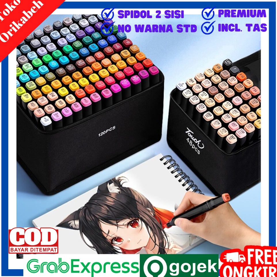 

Spidol Sepidol Warna Warni Highlighter 2 Sisi lengkap Terbaru 1 Set Isi 12 24 3 48 6 8 Warna x K1S9