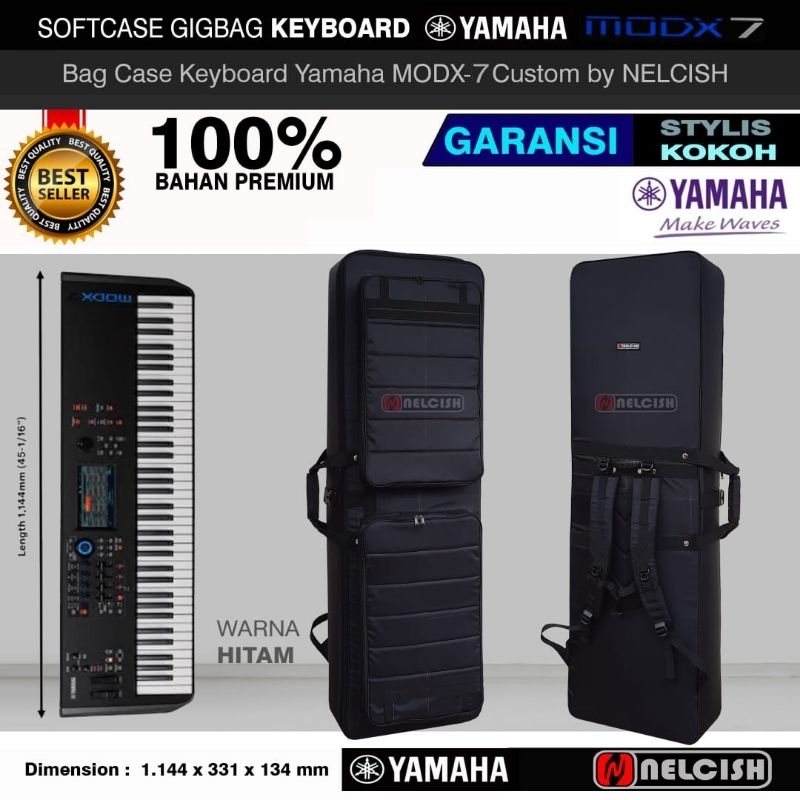 Softcase Gigbag Tas Keyboard Yamaha MODX 7 Synthesizer Bag Case Kiboard Modx-7 by NELCISH