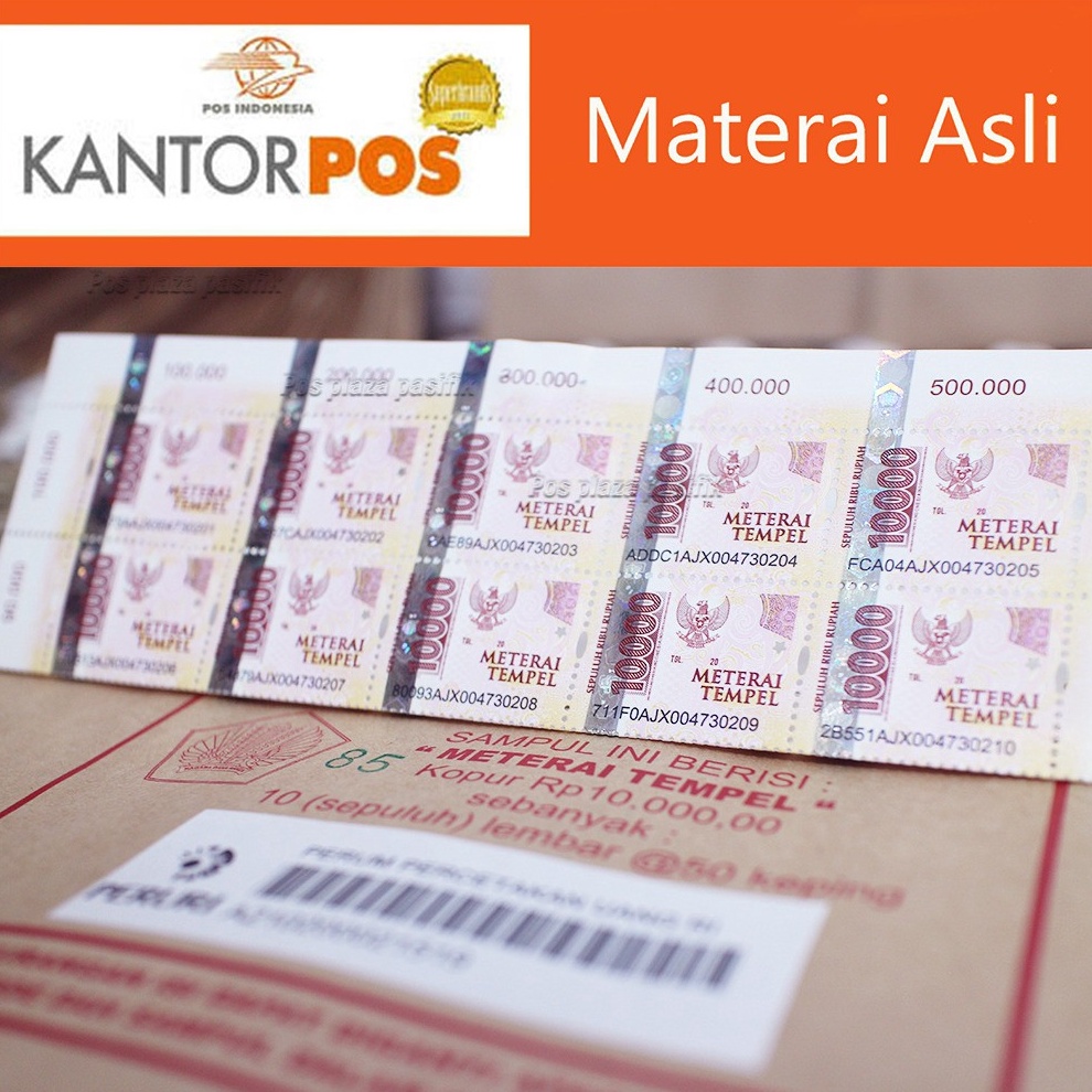 

KODE V2C9 JUAL MATERAI POS 1 ISI 2 PCS 224