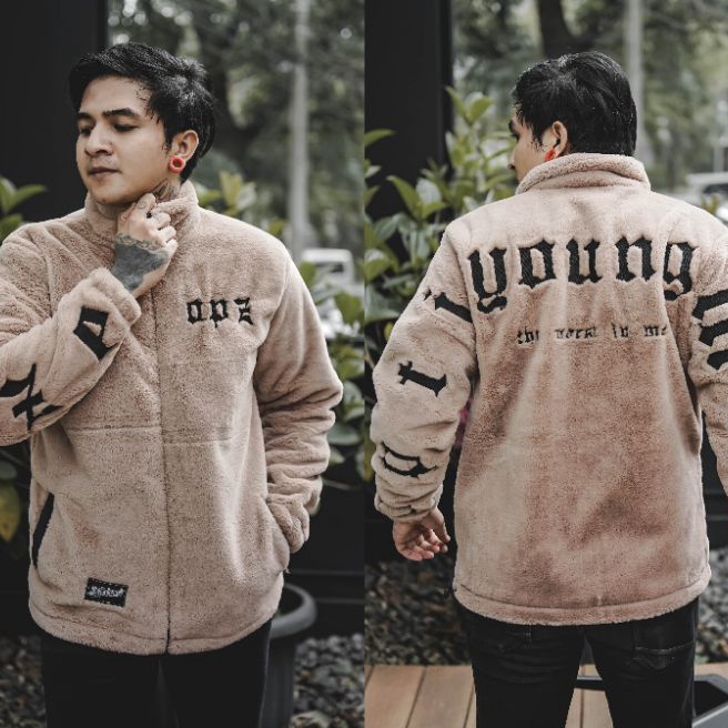 Hot Jaket Bulu  Jaket Pria  Jaket Bulu Angsa  Jaket Sherpa  Jaket Kekinian  Jaket Musim Dingin  Jake