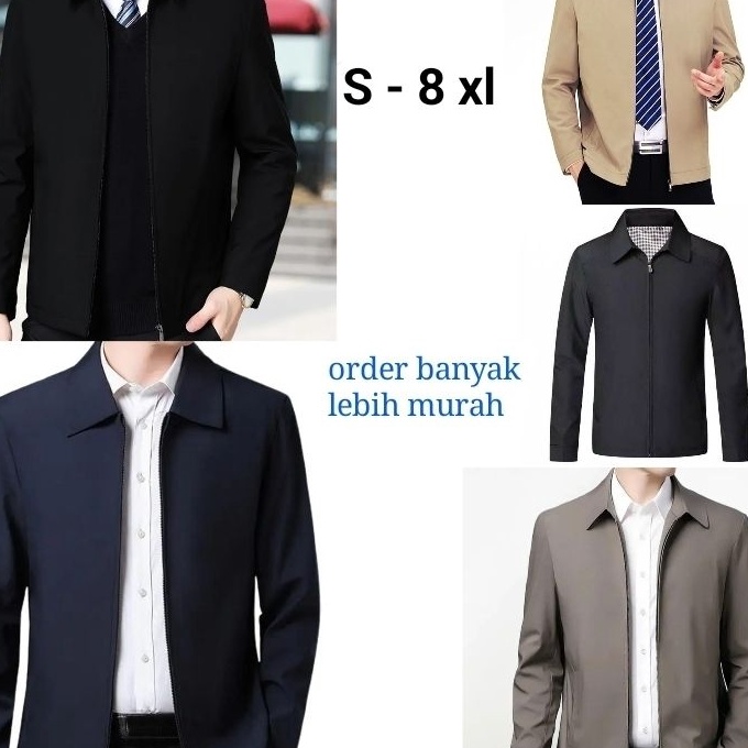 Premium semi jas pria ukuran jumbo besar jaket formal pria ukuran big size