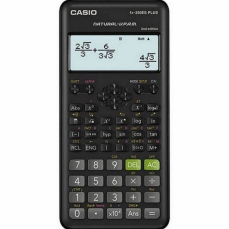 

PROMO HARI INI Casio FX35ES PLUS ORIGINAL Kalkulator Ilmiah Scientific Calculator