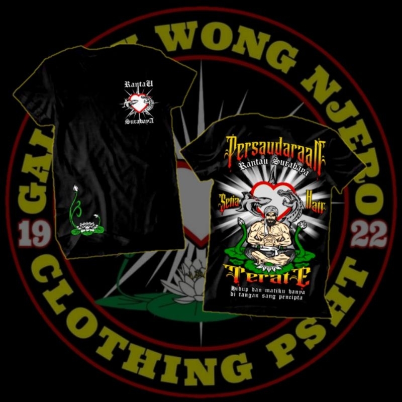 kaos PSHT Rantau Surabaya