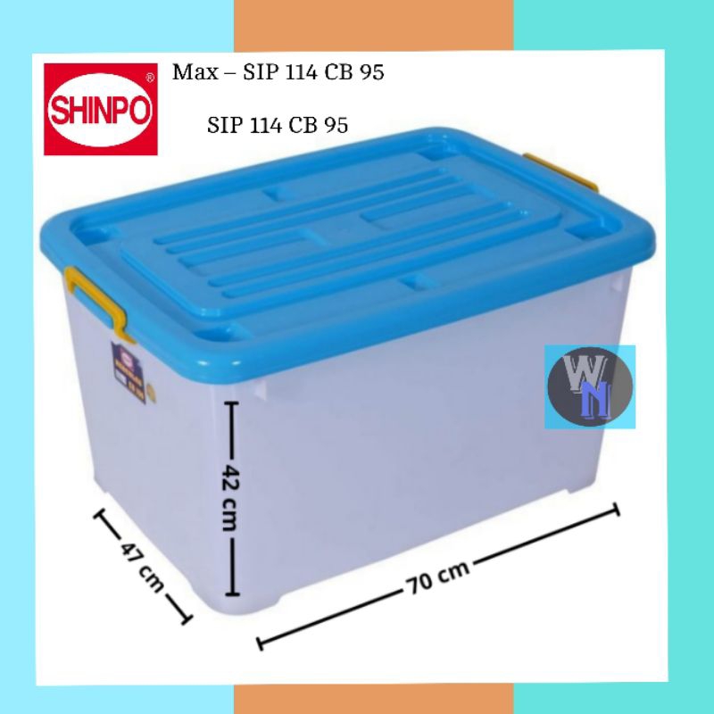 SHINPO Kotainer/Container box 95 Liter/Kontener/box/Contener box cb 95 Liter shinpo