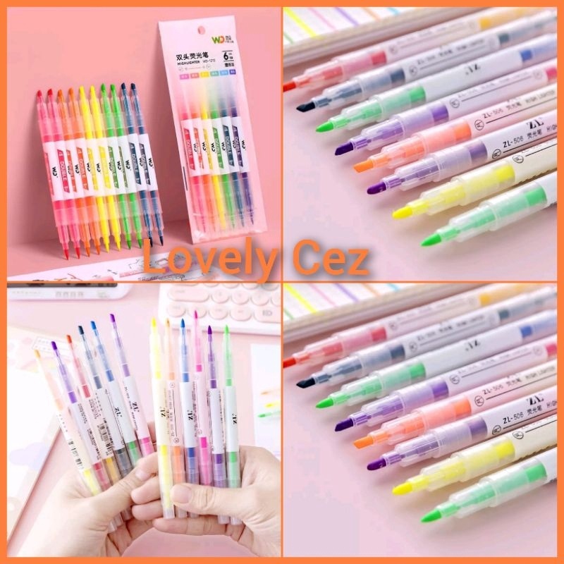 

CUCIGUDANG Stabilo Highlighter Warna Warni isi 6pcs
