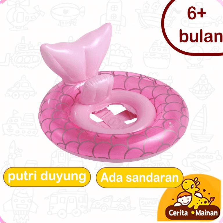 Stok terbatas Ban Renang Anak Pelampung Renang Anak Pelampung Mermaid Bayi Pelampung Infant Mermaid 
