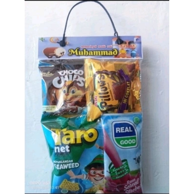 

[minimal order 20 biji / harga perbiji ] Tas plastik maulid nabi / plastik snack maulid nabi ,/ maulid nabi muhammad