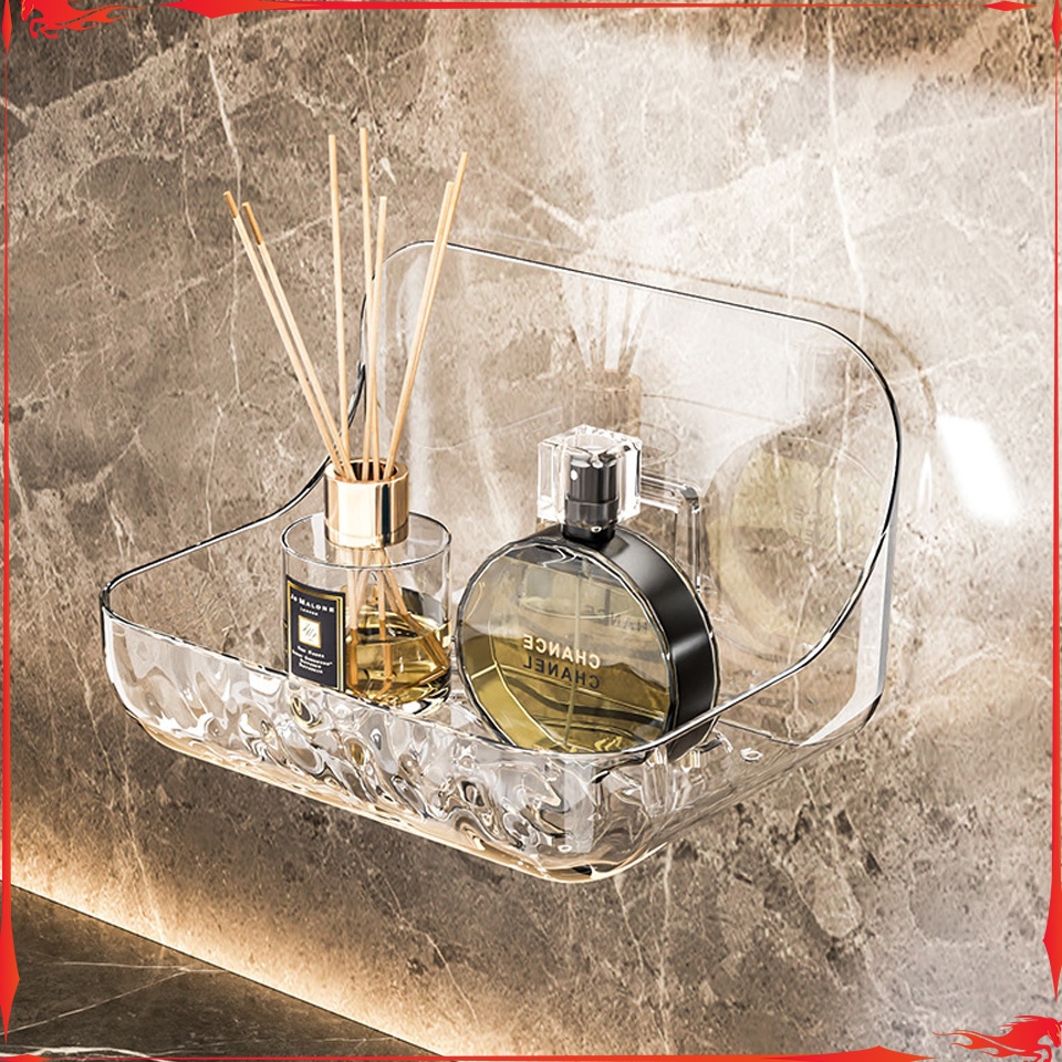 Terlaris TOP116 Rak Gantung Dinding Acrylic  Rak Gantung Kamar Mandi Acrylic  Rak Dinding  Rak Gantu