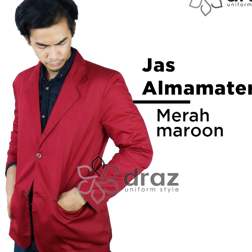 Beli JAS ALMAMATER MERAH MARUN POLOS SEKOLAH OSIS PESANTREN MAHASISWA LEMBAGA UNIVERSITAS