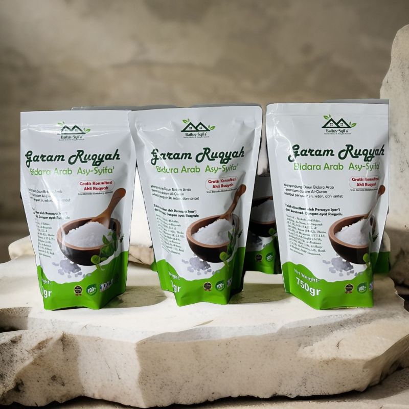 

Garam Ruqyah Baitus Syifa 750gram | Beli 3pcs DISKON 50%
