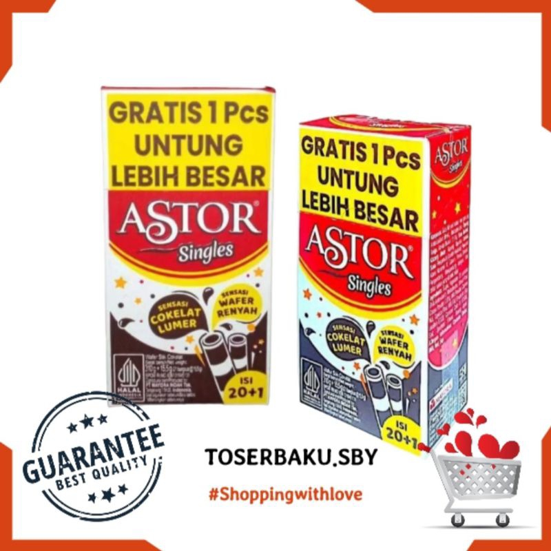 

Baru Astor Singles 15,5 g × 20 + 1 pcs / Agen Snack Surabaya / Camilan Murah / Agen Toserbaku Surabaya