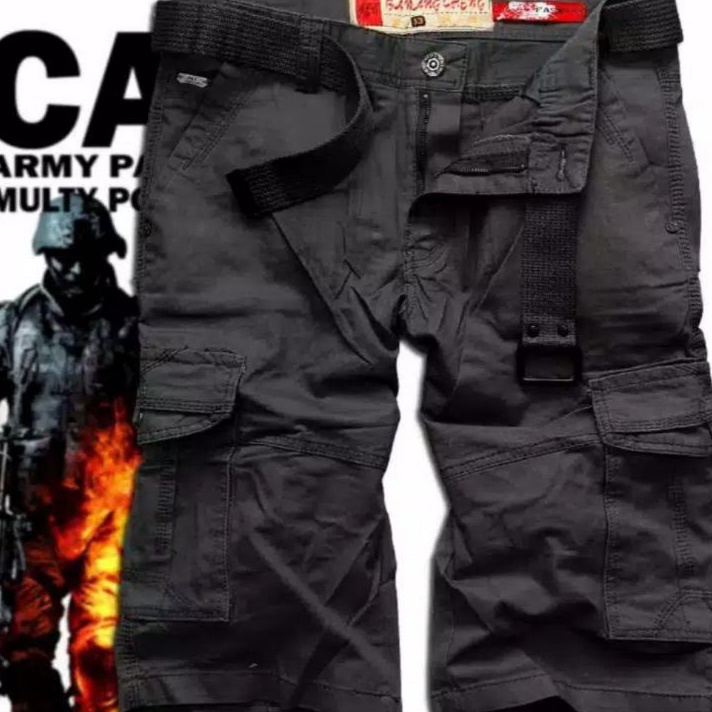 Bonus Celana Cargo pendek pdl IMPORT Ba Wang Cheng