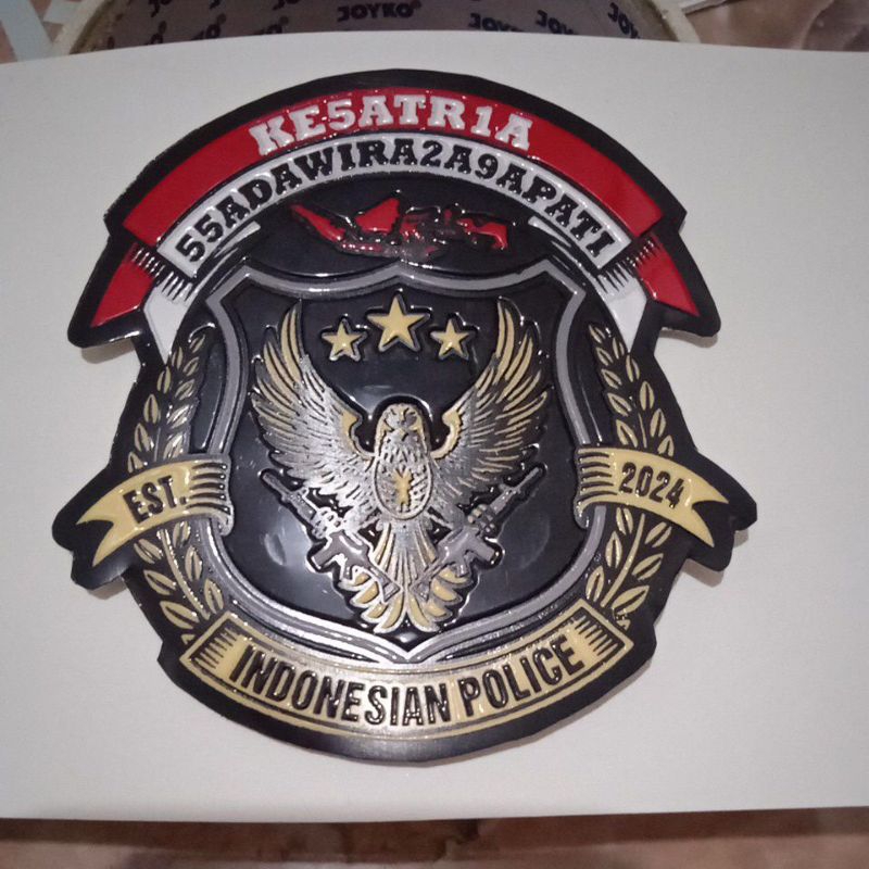 

Stiker embos logo KE5ATR1A indonesian police