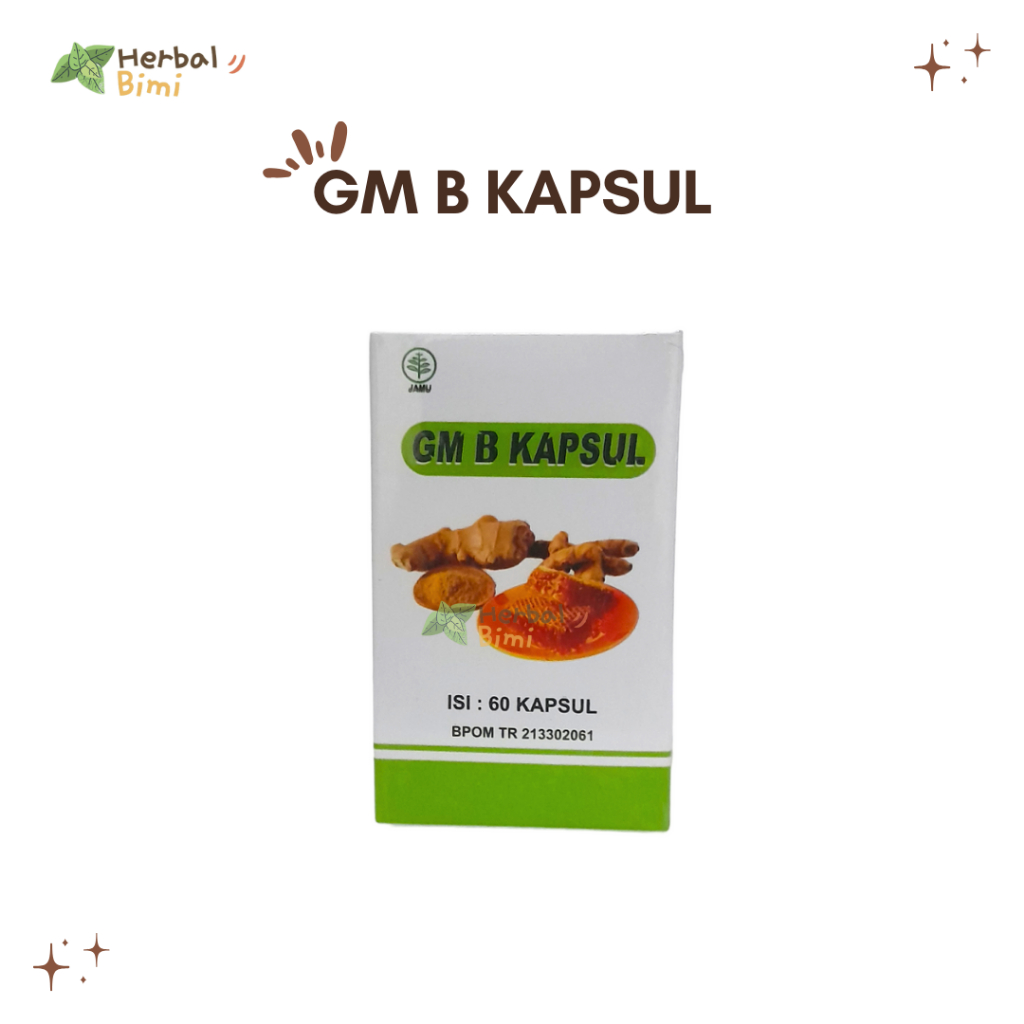 GM HERBAL/GM B KAPSUL/MENGATASI SARAF KEJEPIT/HERBAL UNTUK NYERI SENDI