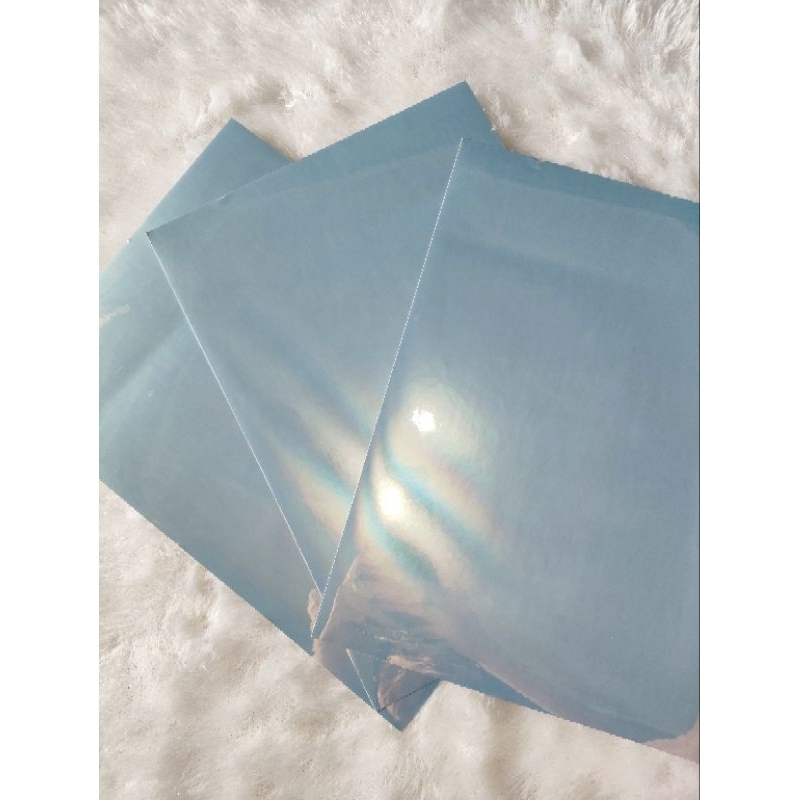 

⭐DIERS⭐STICKER MIROR/CHROM NICKEL/SILVER GLOSS HOLOGRAFIC WATER PROFF A4/1 LEMBAR