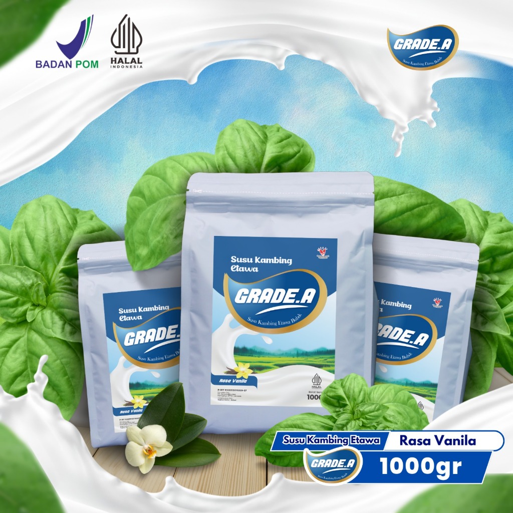 

BgKr SUSU KAMBING ETAWA GRADE A1 1000GR/1KG ORIGINAL dan ALL VARIAN BPOM