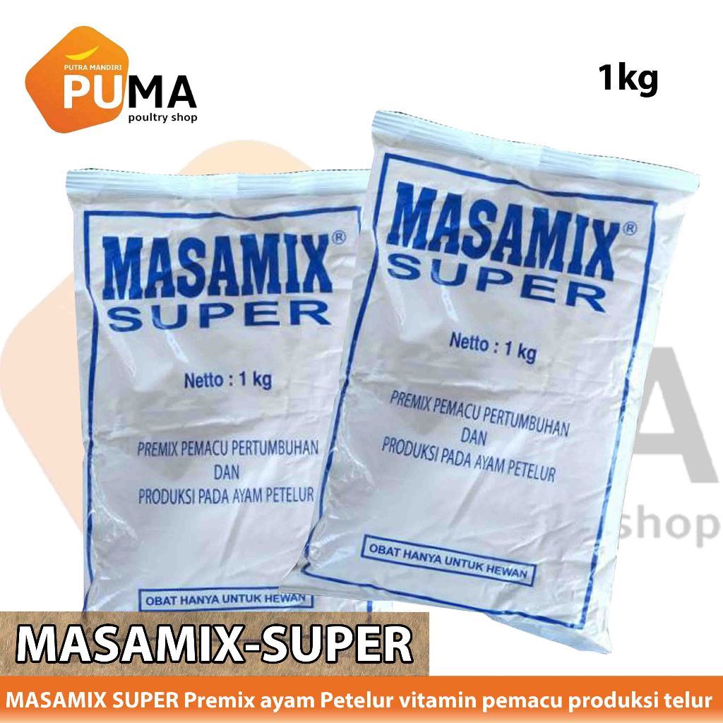 MASAMIX SUPER PREMIX AYAM BEBEK PETELUR PREMIX UNGGAS VITAMIN PEMACU MENAMBAH PRODUKSI TELUR