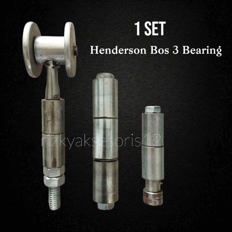 ( 1 SET) Roda atas pintu Henderson || Roda Atas Henderson || Engsel Tengah Henderson || Roda Bawah H