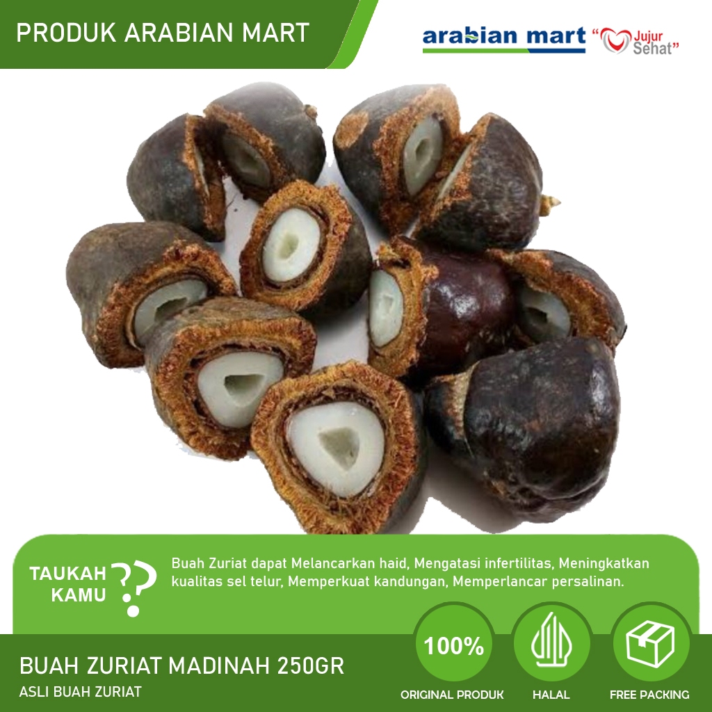 

Buah Zuriat Doum 250gr Untuk Promil Program Hamil Suplemen Kesuburan - ZURIAT MADINAH