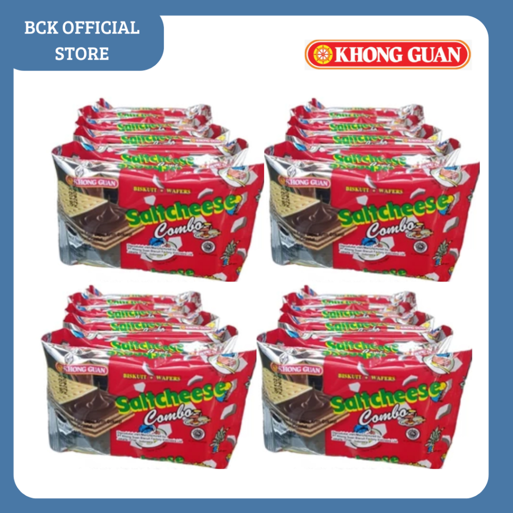 

KHONG GUAN SALTCHEESE COMBO CRACKERS + WAFER 10x17gr (1Renceng)