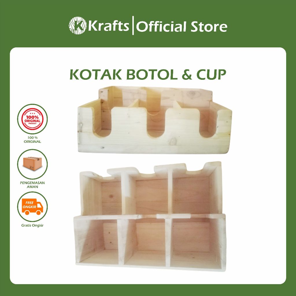 [ KRAFTS ] Rak Cup Holder & Tissue | Rak Cup Kopi | Rak Holder Paper Bowl | Rak Bowl Makanan