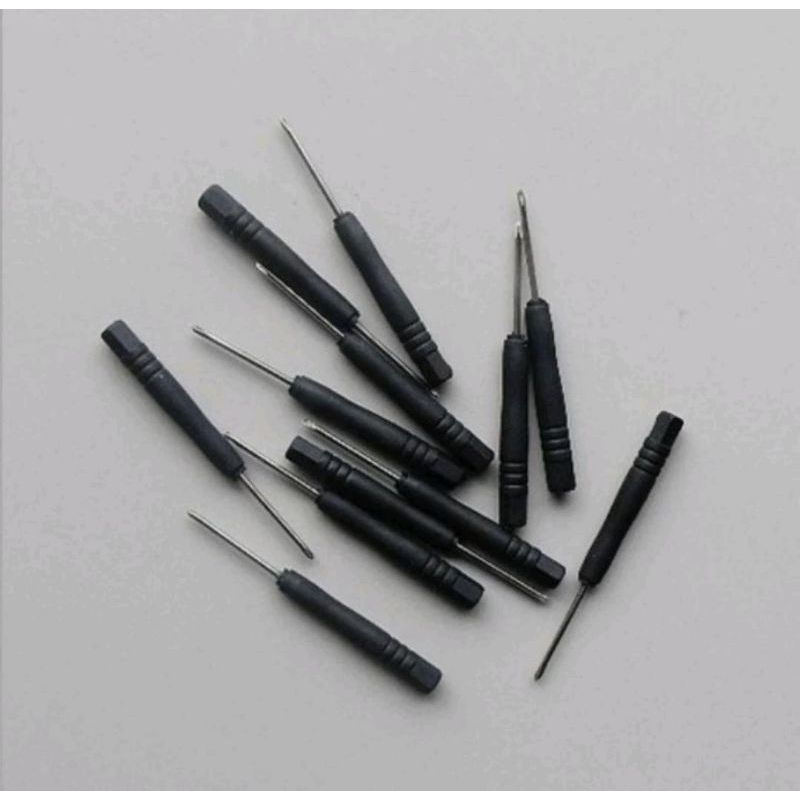 obeng kecil mini screw panjang 9 cm buka case hardisk Kacamata Jam Handphone Portable serbaguna hard