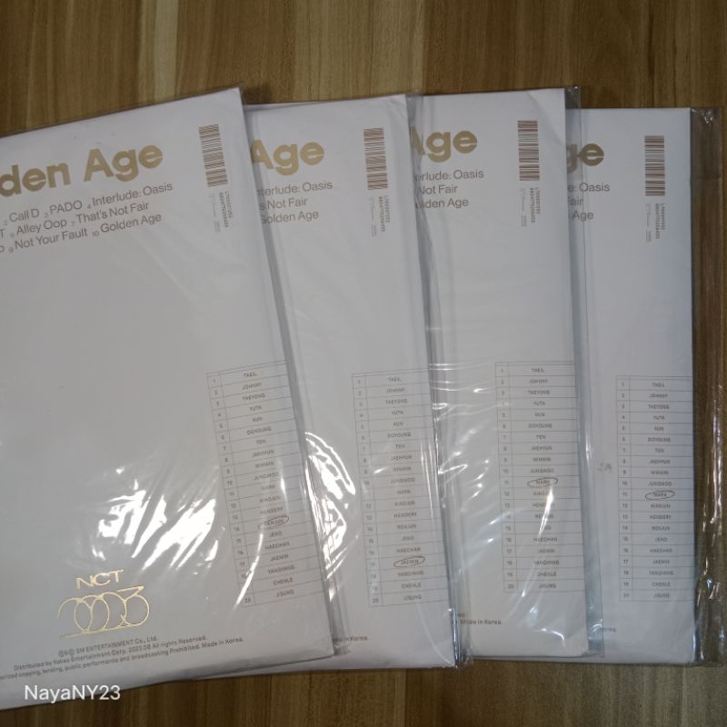(Ready Stock) Album Golden Age Collecting vers Jeno Jaemin Renjun Mark Haechan