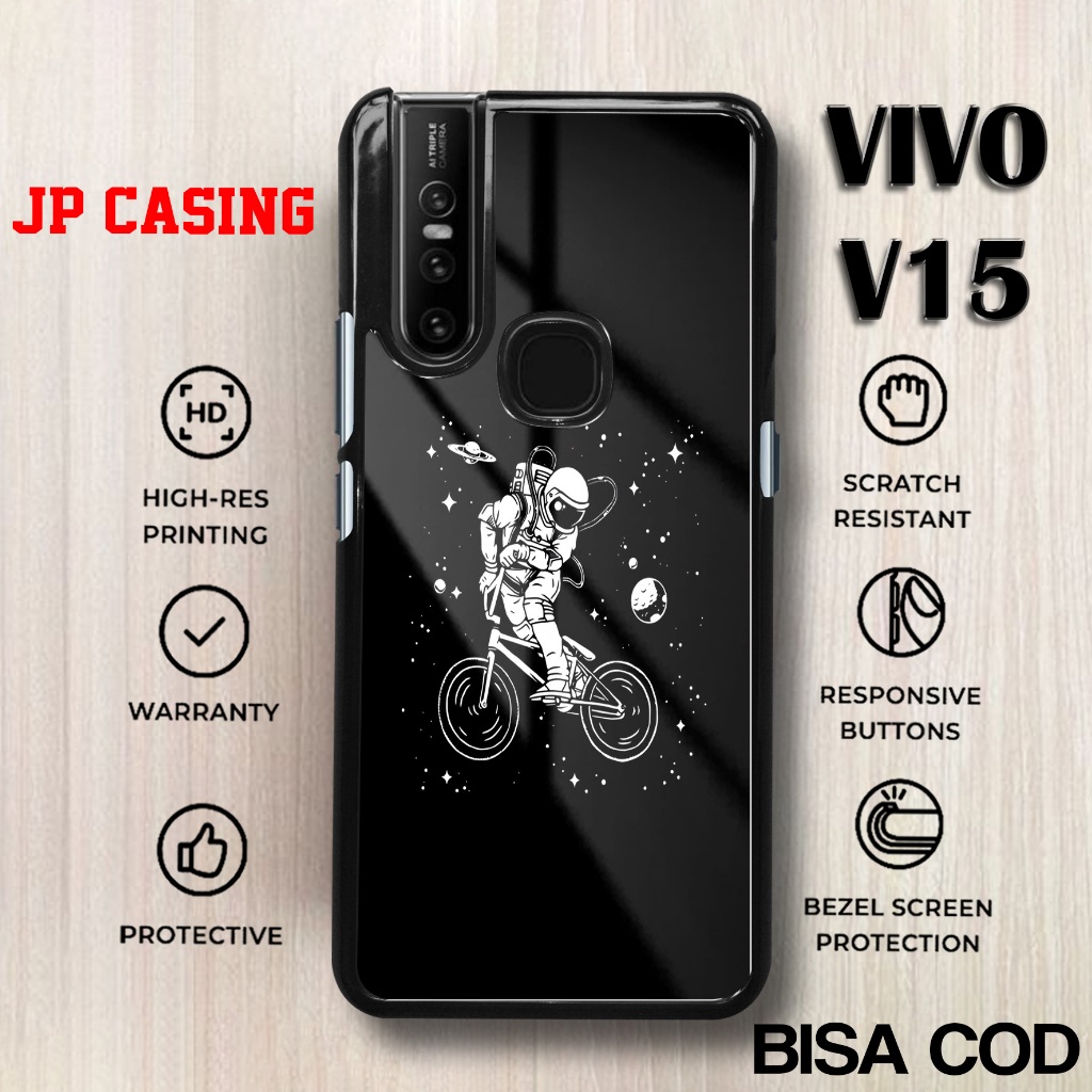 Case Vivo V15 Terbaru - Casing Vivo V15 - Motif Astronot baru - Softcase Vivo - Hardcase Premium Glo