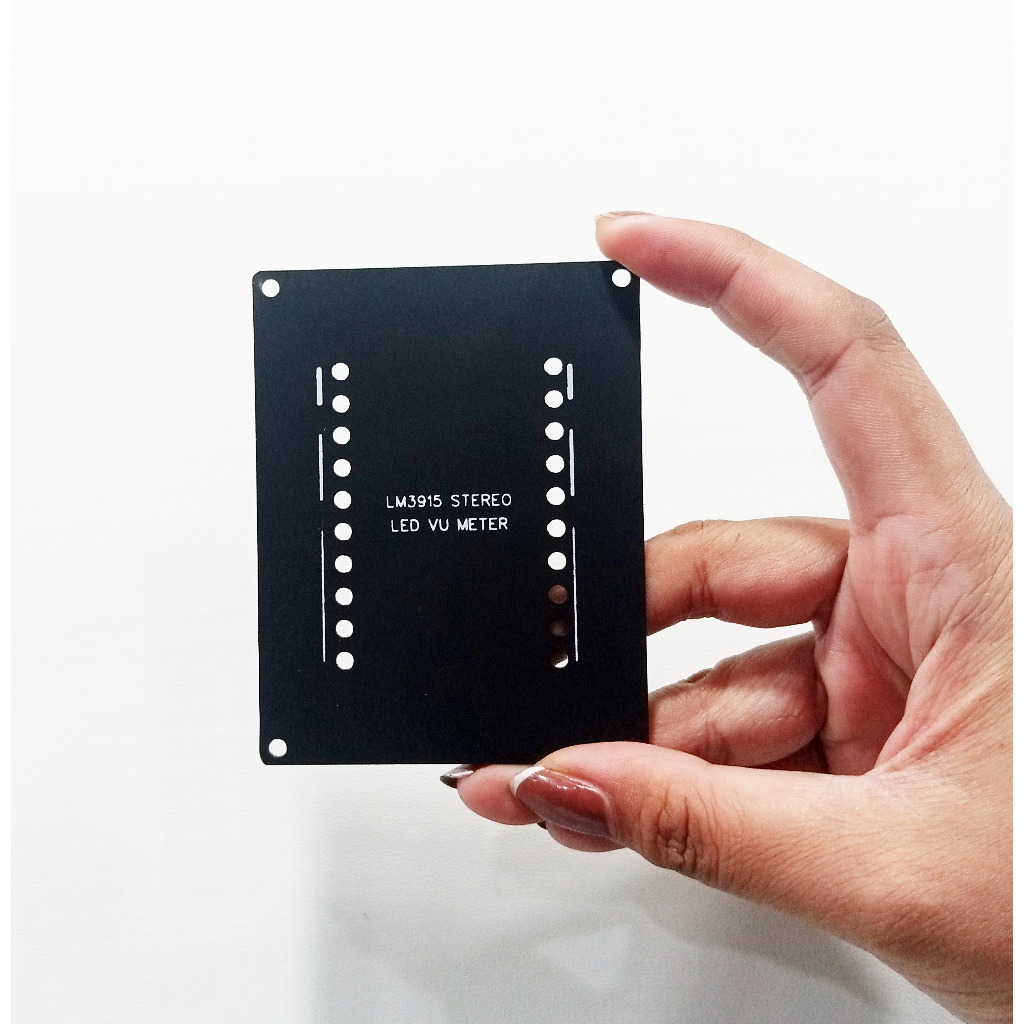 Panel Stereo LM3915 VU Meter 20 LED Bulat