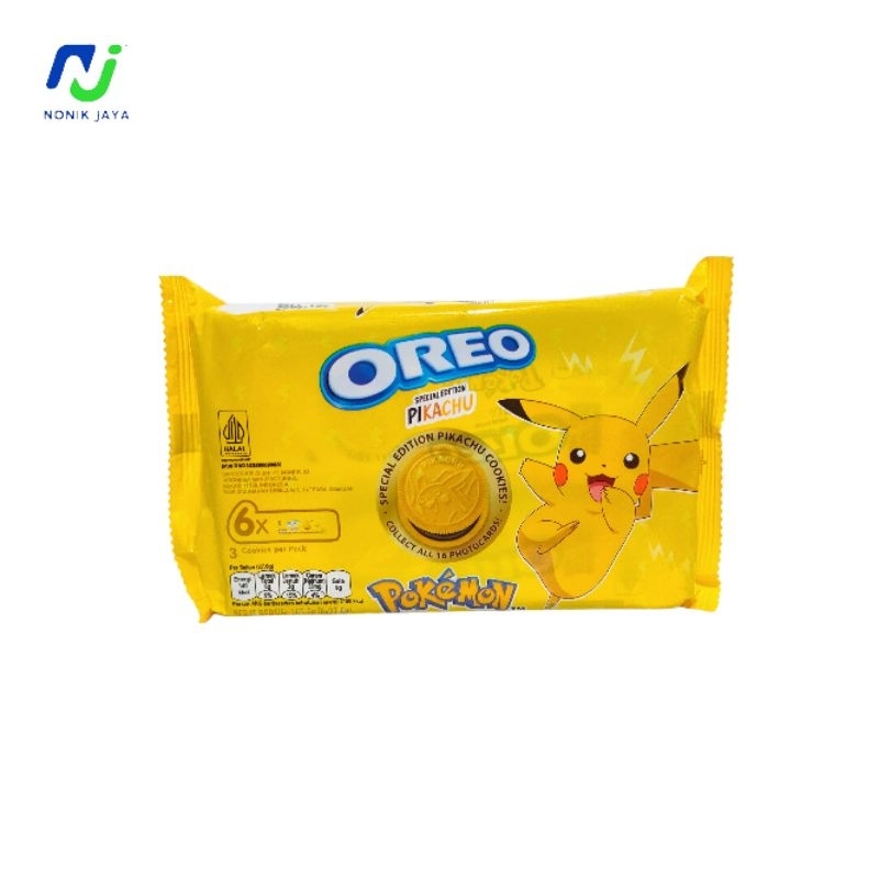 

Oreo Pokemon Special Edition Pikachu Pack 170g(6×28g)