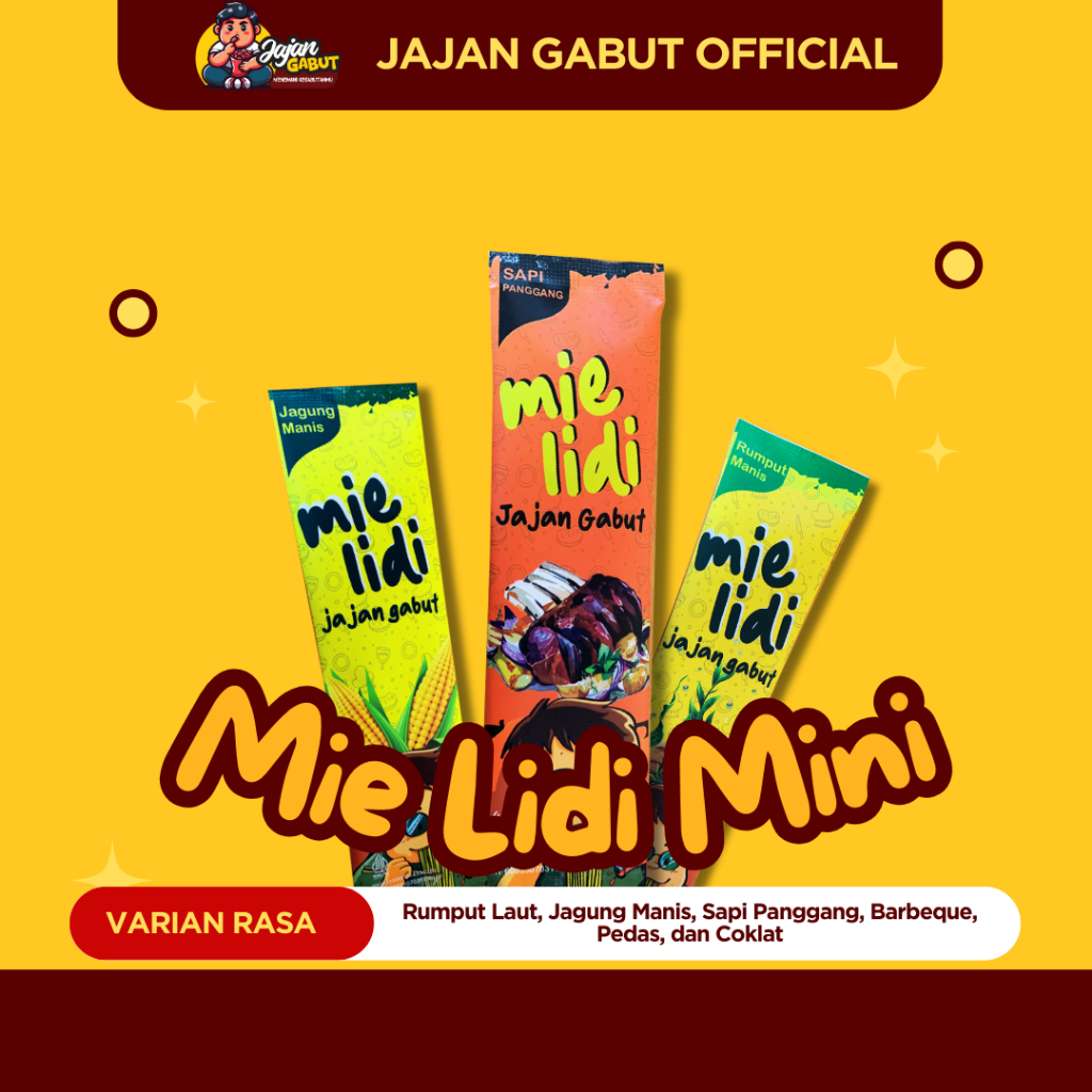

MIE LIDI JAJANAN SD KEKINIAN 20 GR
