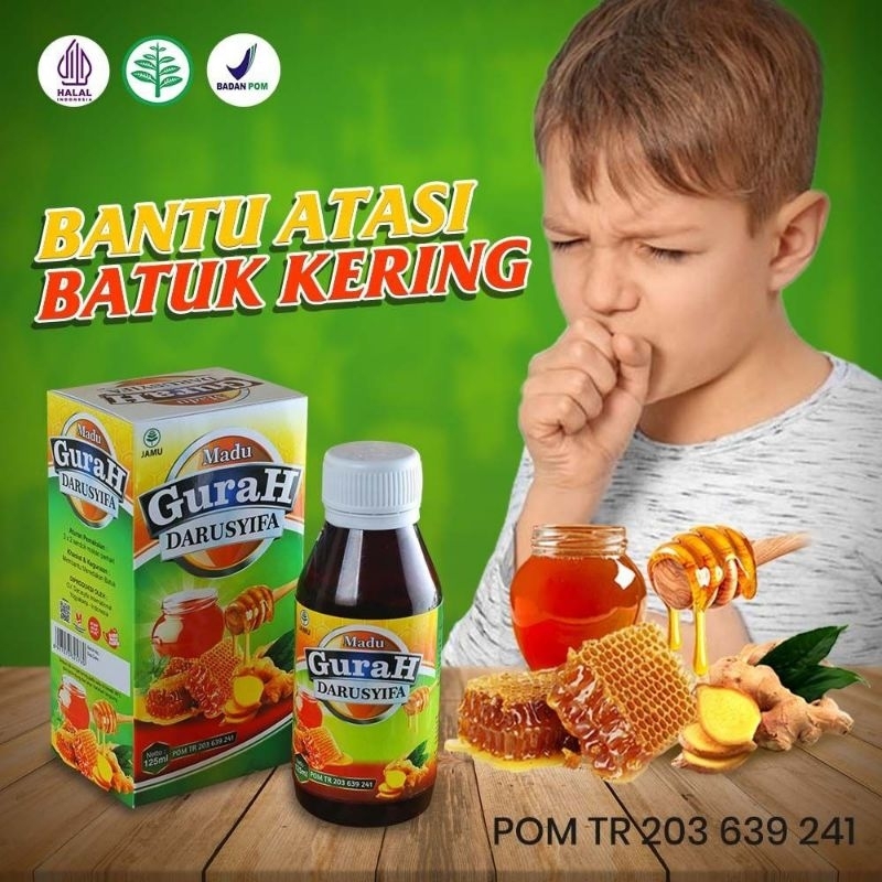 

Madu Gurah Flu Dan Batuk Berdahak Untuk Anak Dewasa Darusyifa Original