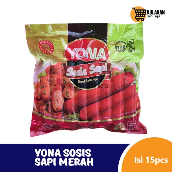 

Yona Sosis Sapi Merah Isi 15 Pcs - 450 gram