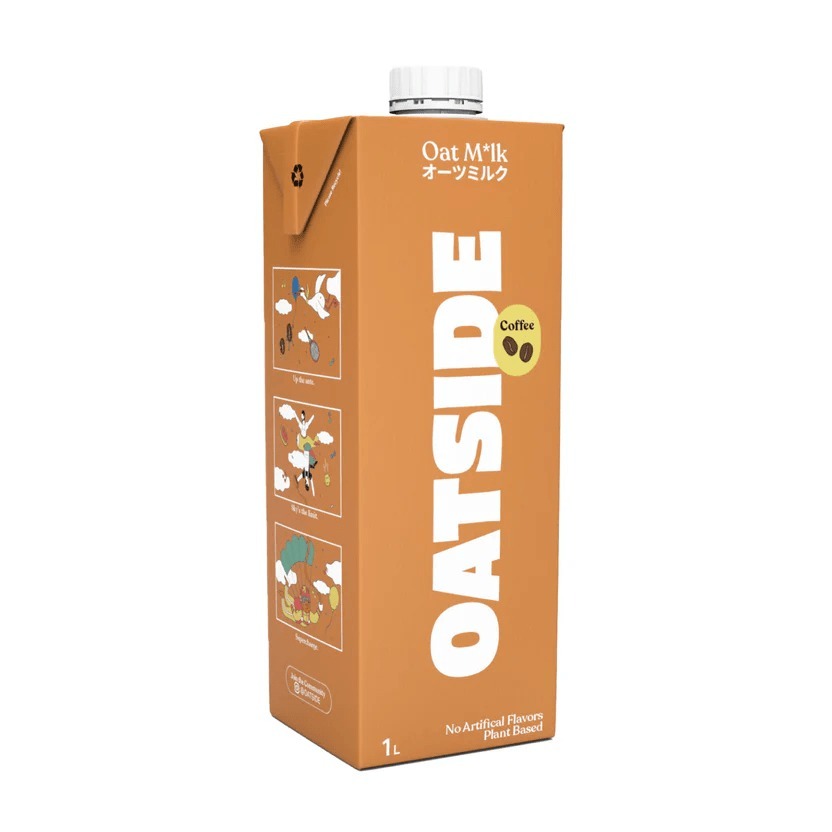 

Oatside COFFEE Oat Milk 1L | Susu Oat Gandum Lactose & Dairy Free