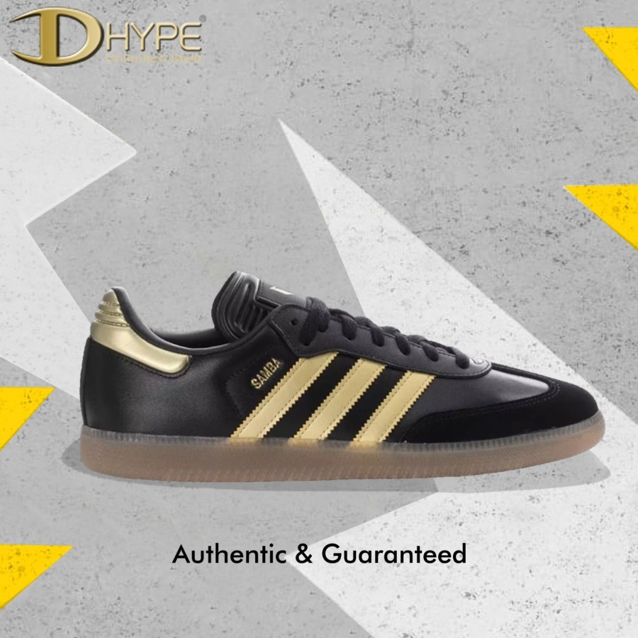 ADIDAS SAMBA MESSI BLACK GOLD 100% Authentic