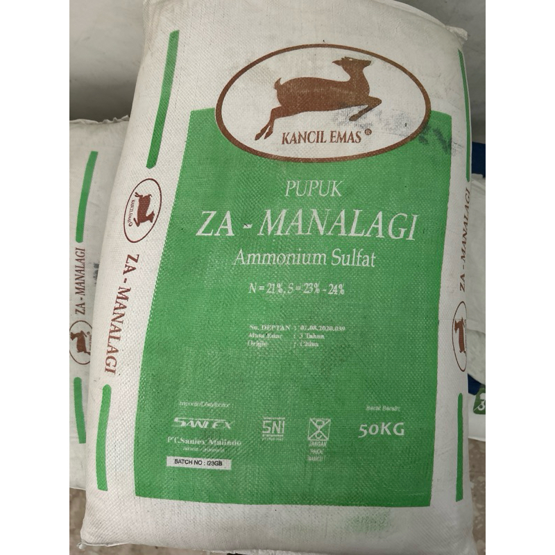 BEST PUPUK ZA PREMIUM 1 karung 50kg MURAH VIA KARGO