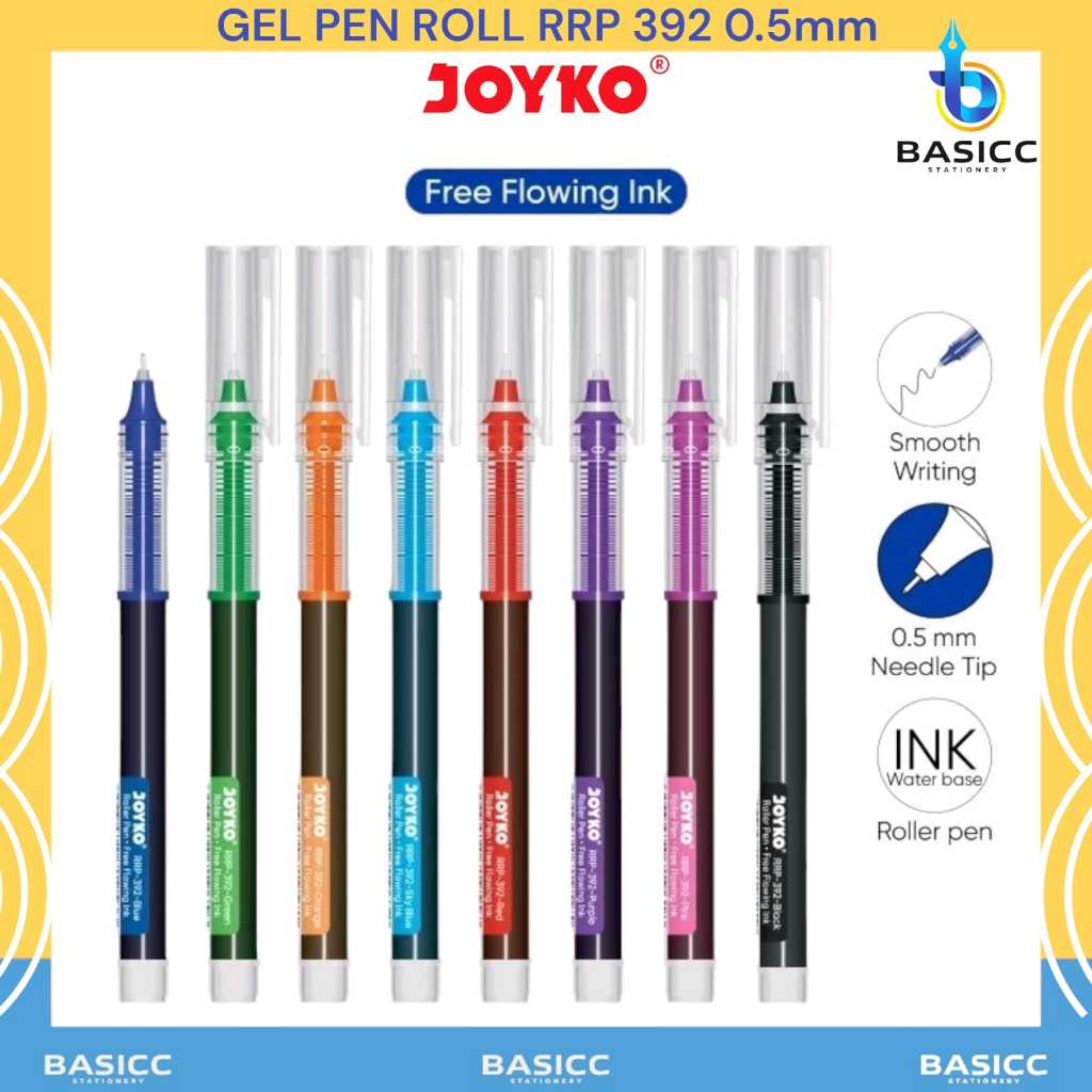 

Joyko Pen Rol Flowing Ink 0.5mm RRP - 392 | @1Pcs