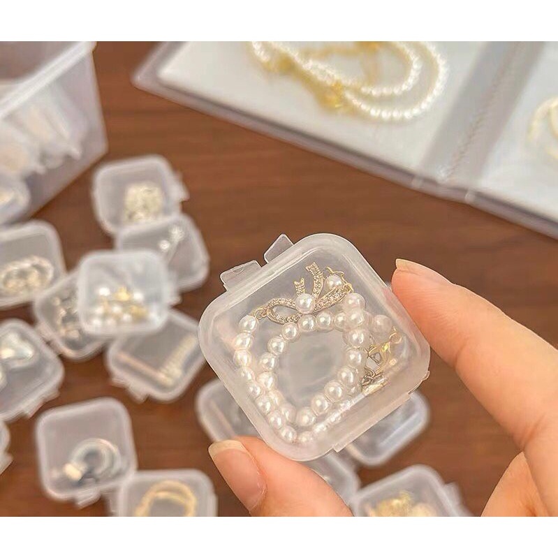 Kotak Mini Plastik Tempat Perhiasan Memori Kotak Kecil kotak obat